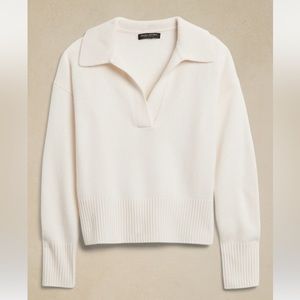 100% Cashmere Sweater Polo